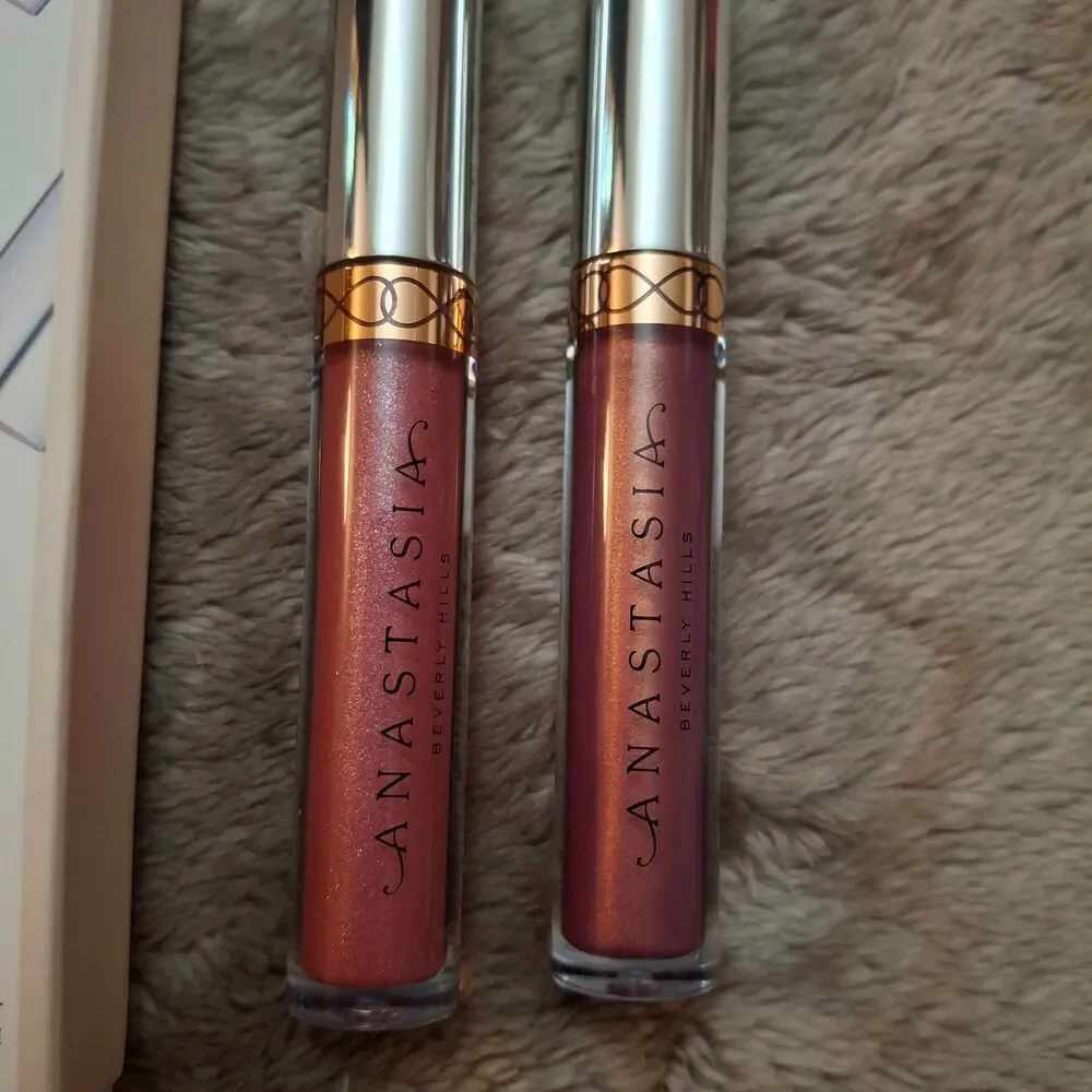 Anastasia Beverly Hills Lip Gloss Duo - Metallic Rose & St. Tropez - 0.22 fl oz